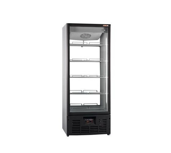 Шкаф с стеклянной дверью,прозрачная стенка (R 700 MSW) (ПРОПАН)